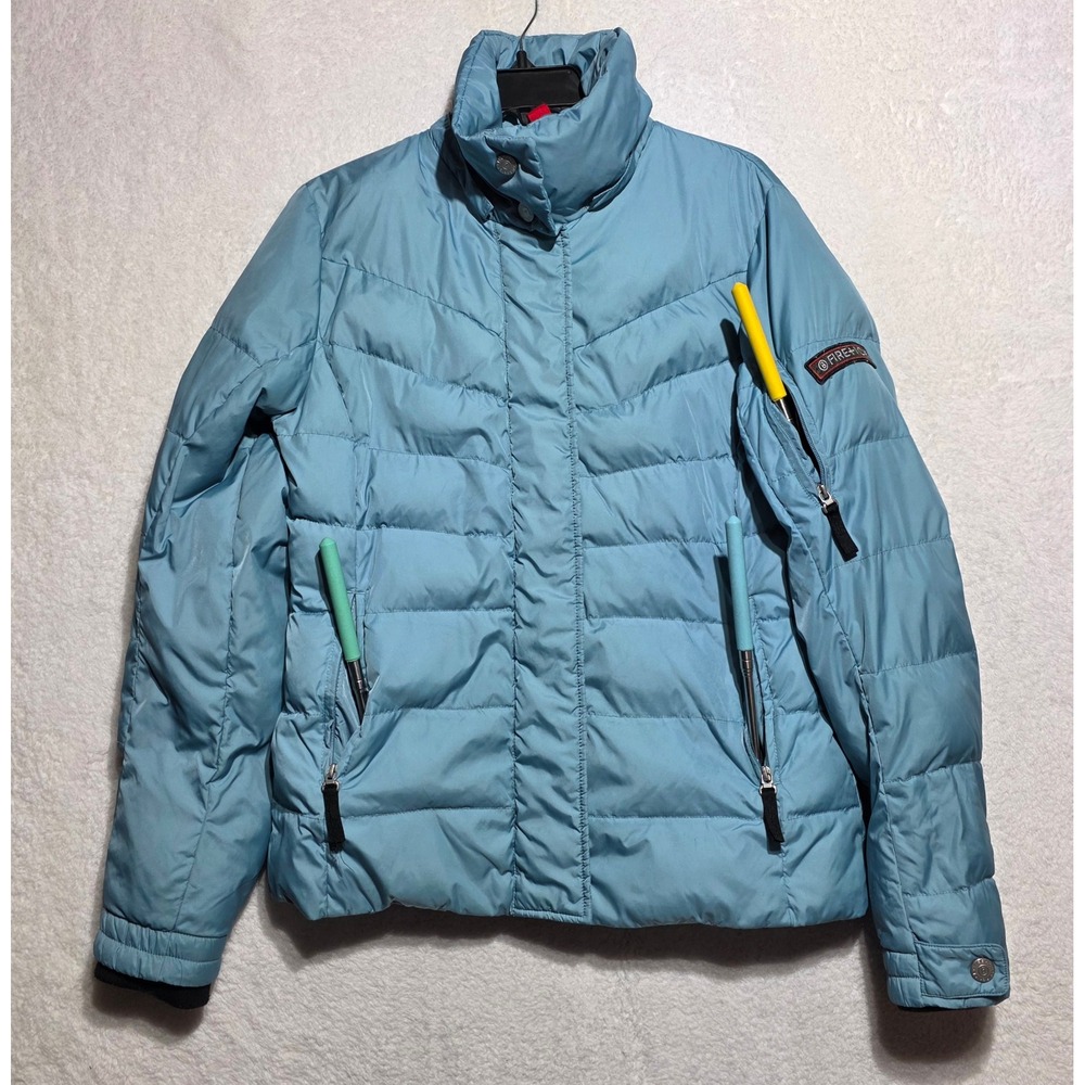 Bogner Fire + Ice Women's Blue Down Puffer Ski Jacket Size 6 Small - Picture 5 of 16